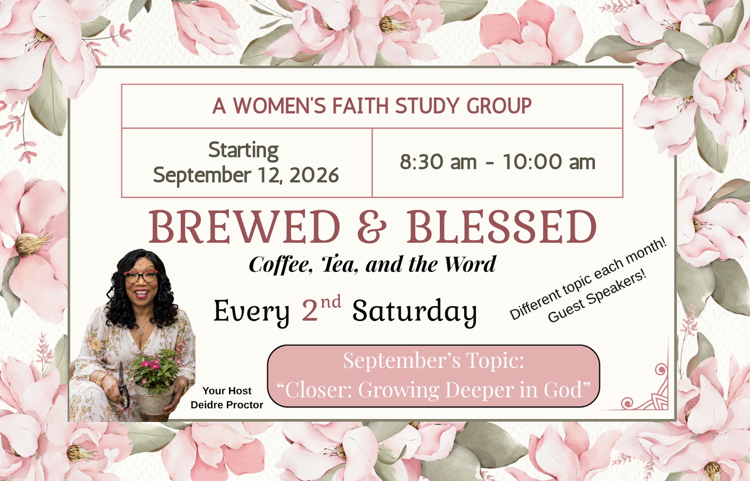 Brewed & Blessed: Coffee, Tea, and The Word | Deidre